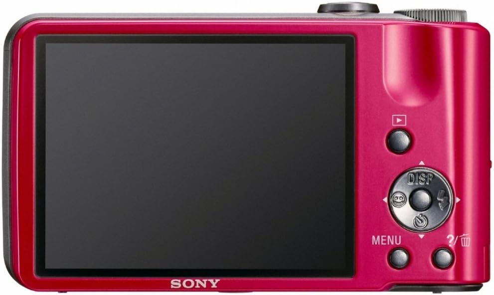Sony Cyber-Shot DSC-H70 16.1 MP Digital Still Camera with 10x Wide-Angle Optical Zoom G Lens and 3.0-inch LCD (Red)