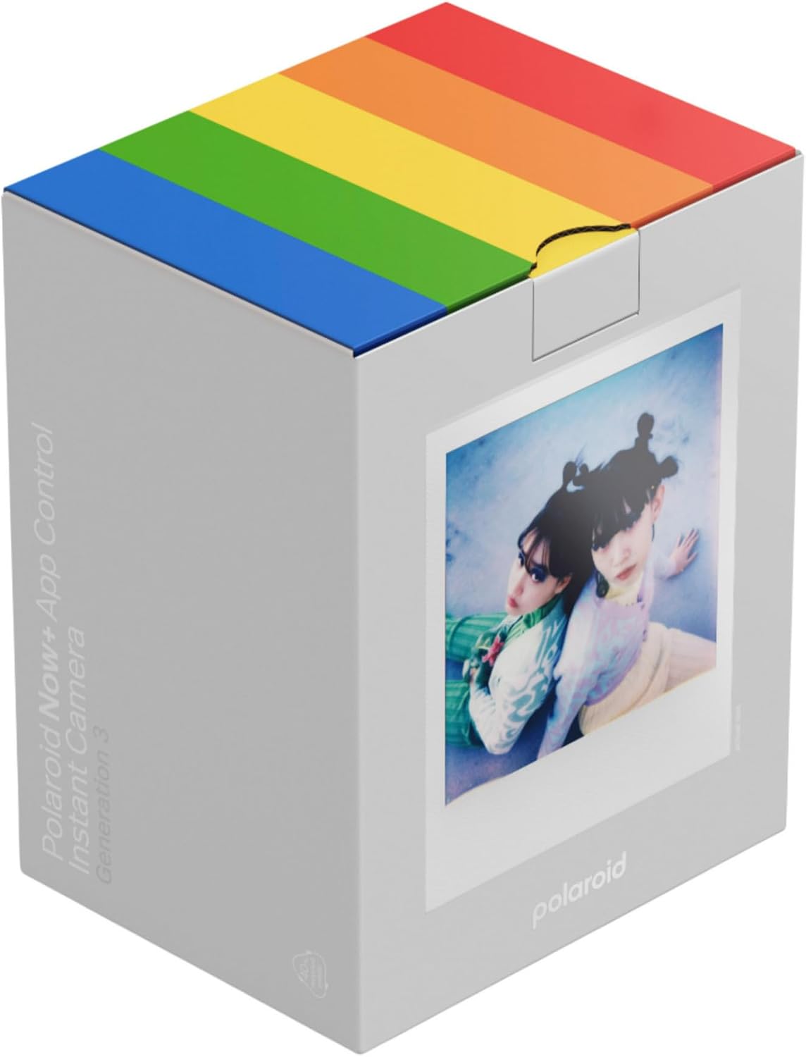 Polaroid Now+ Gen 3 Instant Camera, White + Color Film Pack (8 Photos)