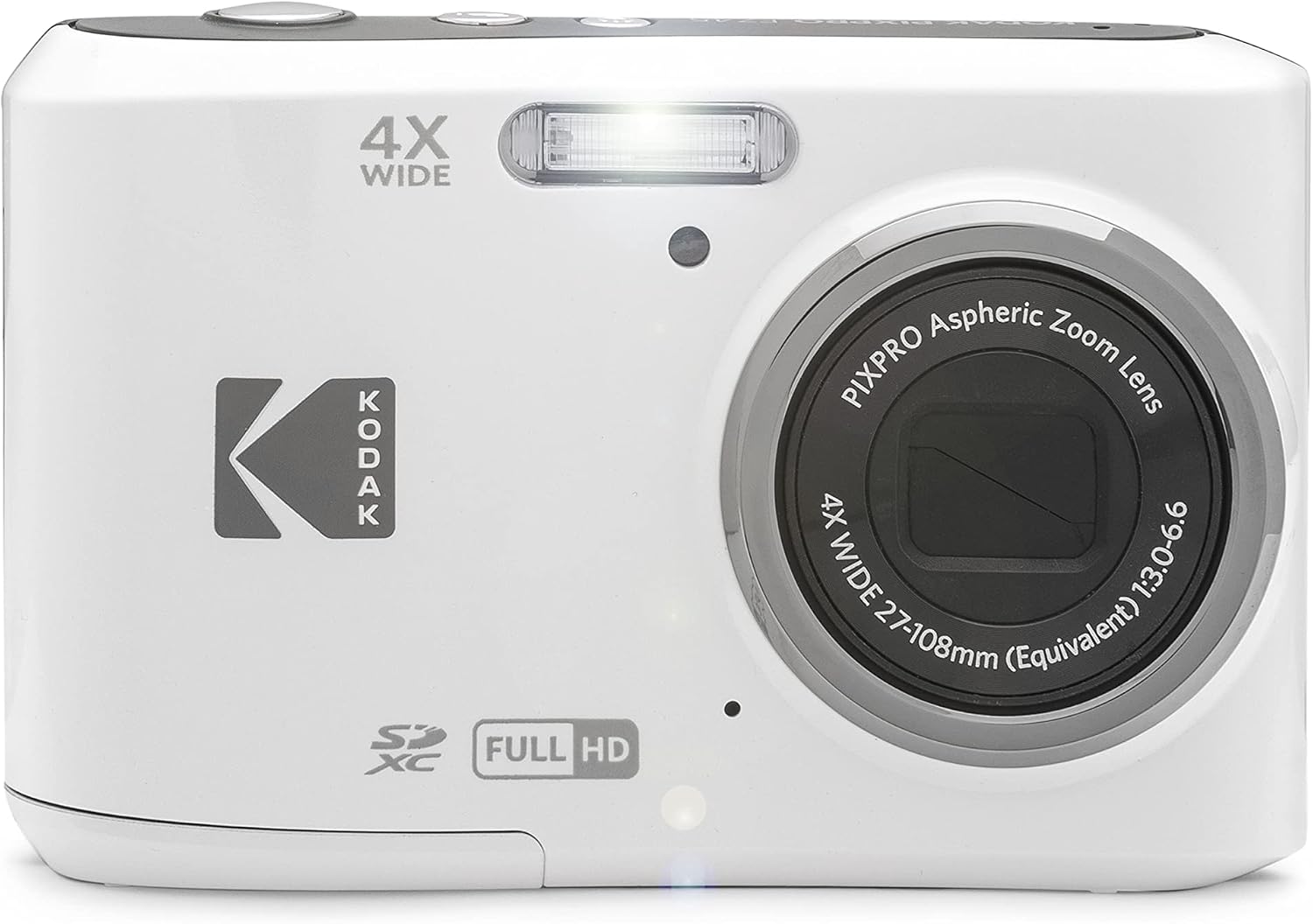 Kodak PIXPRO FZ45 Digital Camera + Point & Shoot Camera Case + Sandisk 128GB SDXC Memory Card