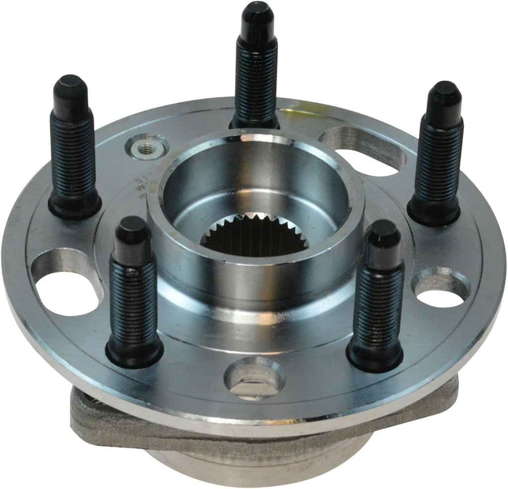 TRQ 2 Piece Front Rear Wheel Bearing & Hub Assembly Set Compatible with 2010-2017 Chevrolet Equinox GMC Terrain