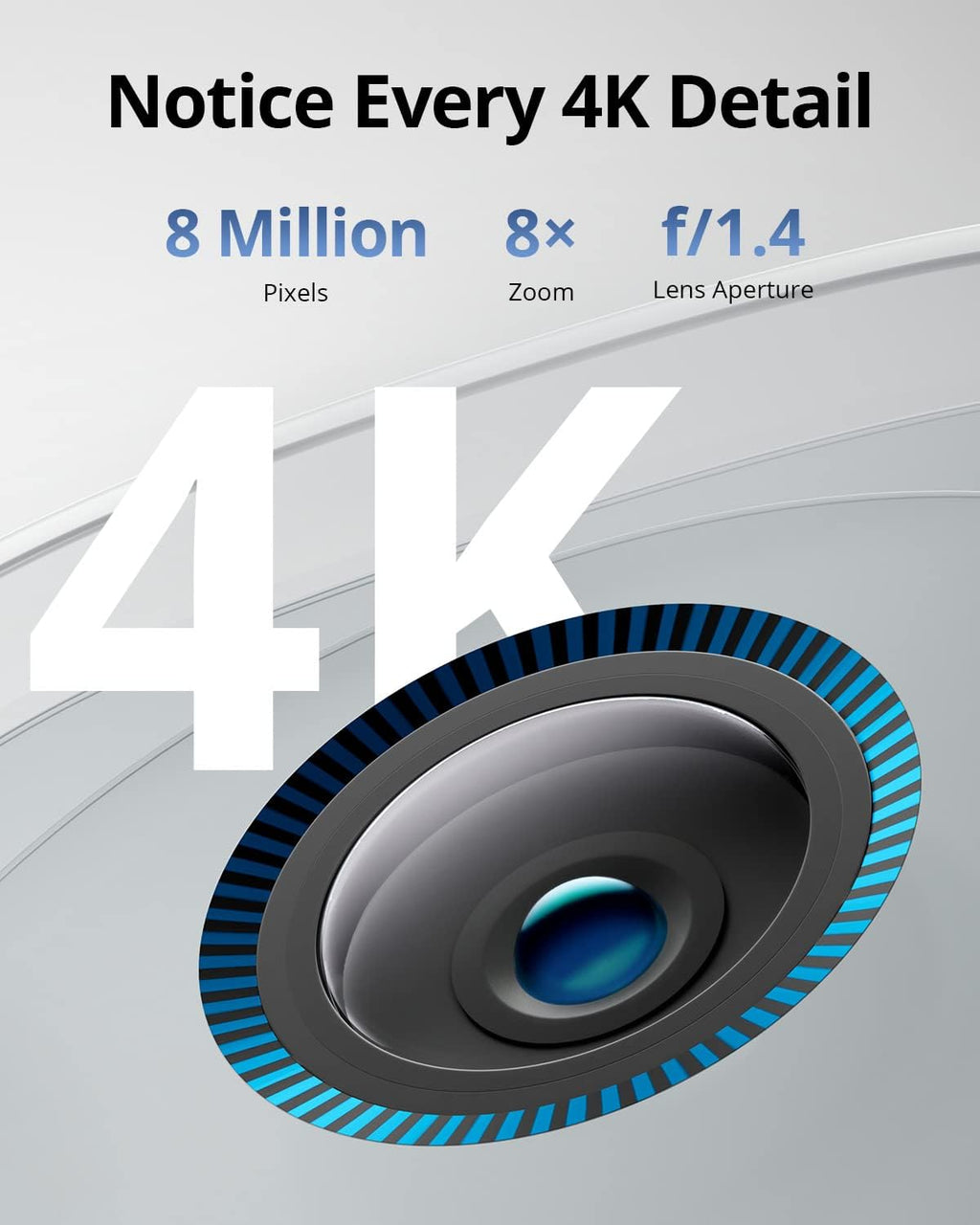 eufy Security eufyCam S330 (eufyCam 3) Add-on Camera, Security Camera Outdoor Wireless, 4K with Integrated Solar Panel, Face Recognition AI, Spotlight, No Monthly Fee, Built-in 16GB