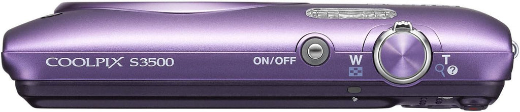 Nikon COOLPIX S3500 20.1 MP Digital Camera with 7x Zoom (Purple) (OLD MODEL)