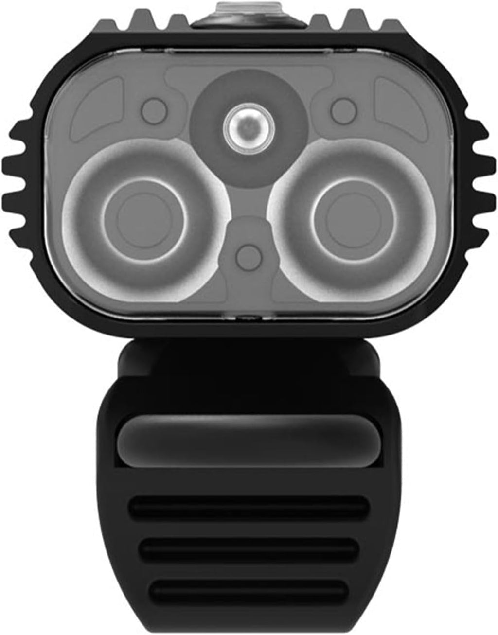 LEZYNE Super Drive Bicycle USB Rechargeable IPX7 White LED Front Light with Multiple Solid & Flash Modes | Integrated Silicone Rubber Strap Mount | Smart Connect