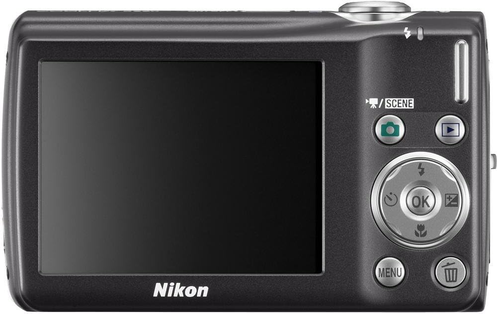 Nikon Coolpix S220 10MP Digital Camera with 3x Optical Zoom and 2.5 inch LCD (Graphite Black)