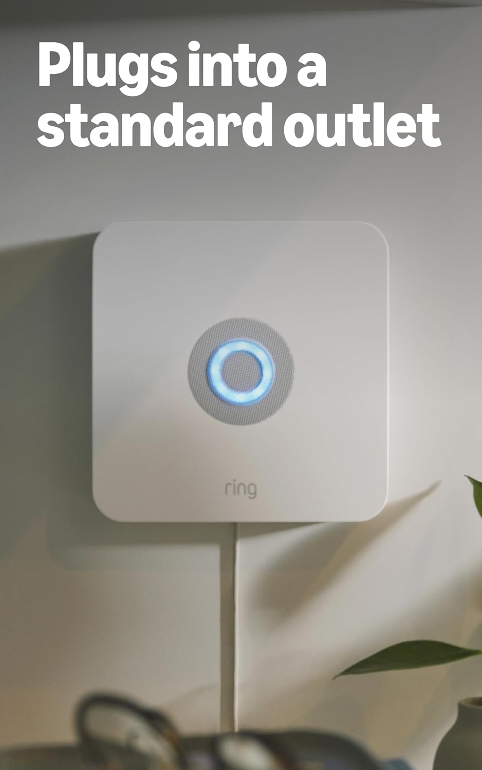 Ring Alarm Base Station (2nd Gen) — 104 dB Siren, Built-in Backup Battery, Connects to Ring Alarm Sensors and Keypad, sold separately