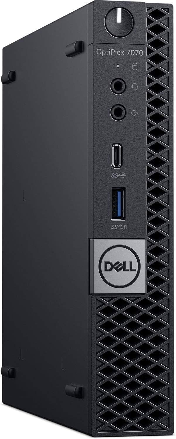 Dell OptiPlex 7070 Micro Form Factor (MFF) Desktop, Intel Core i5-9500T, 8GB RAM, 256GB SSD, Intel UHD Graphics 630, Windows 10 Pro (Renewed)