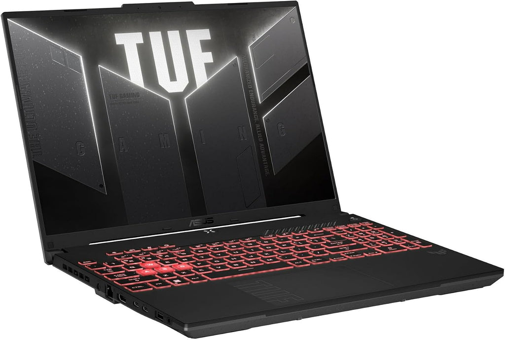 ASUS TUF 16' WUXGA 144Hz Gaming Laptop | AMD Ryzen 7 7445HS 3.2GHz | NVIDIA GeForce RTX 4050 | Backlit | Webcam | 16GB RAM DDR5 | 1024GB SSD | Windows 11 Pro |