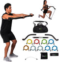Gorilla Bow Travel All-in-ONE Strength Training Equipment, Portable Home Gym System, 100 Plus Quality Workouts for Travel, Home Gym & Outdoor Includes Workout Guide and Videos