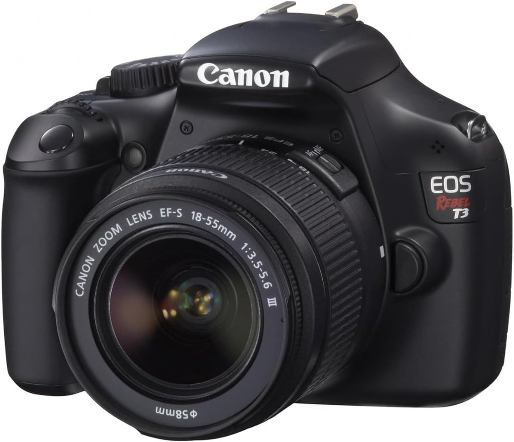 Canon EOS Rebel T3 Digital SLR Camera 12.2 MP with EF-S 18-55mm f/3.5-5.6 III Lens (Renewed)