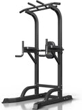 DONIUZ Power Tower Pull Up Bar and Dip Station, Multi-Function Home Gym, Strength Training Fitness Equipment, Height Adjustable