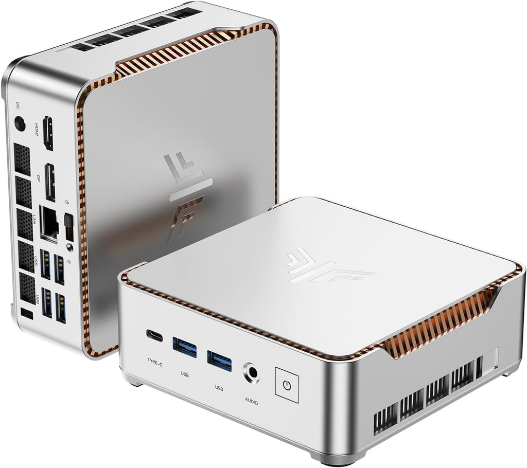 KAMRUI Pinova P2 Mini PC 16GB RAM 1TB SSD, AMD Ryzen 4300U(Beats i3-10110U/3500U/N150/N95,Up to 3.7GHz)Mini Computers,4K Triple Display/HDMI+DP+Type-C/WiFi/BT for Home/Business Mini Desktop Computers