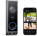 eufy Security Video Doorbell E340,No Subscription,Dual Cameras,2K FHD,Head-to-Toe View, Doorbell Camera Wireless & Wired, Color Night Vision, Two-Way Talk, AI Motion/Package Detection, Built-in 8GB