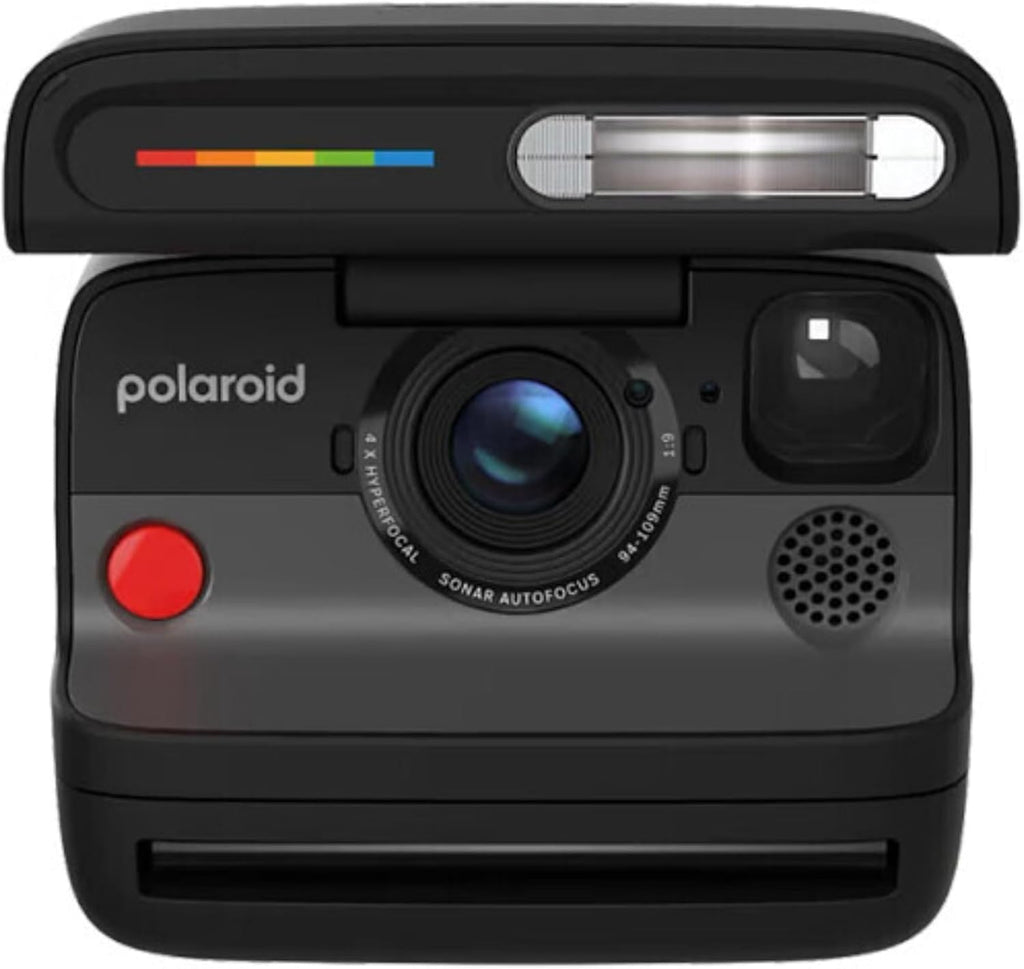 Polaroid Flip Instant Camera with Sonar Autofocus and Retro Design (Black)