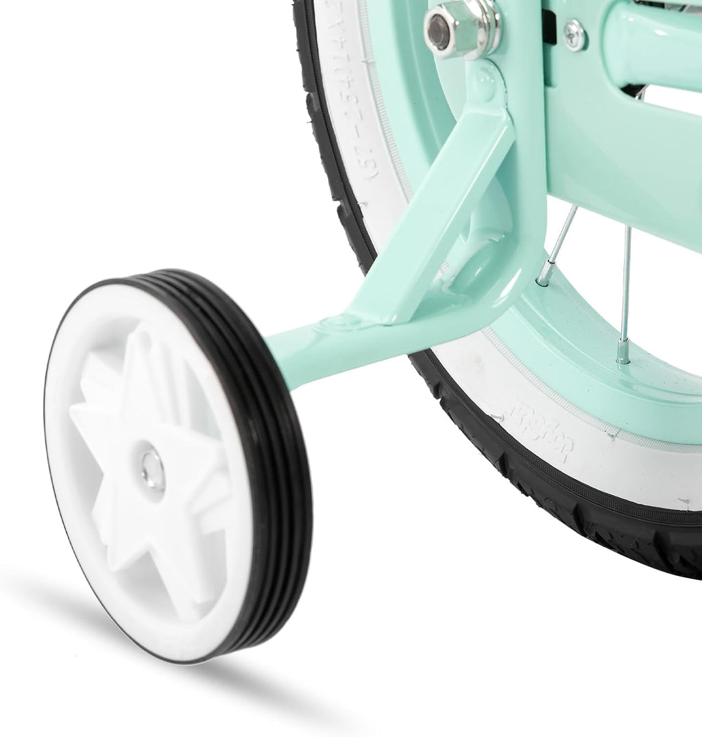 JOYSTAR 12 14 16 Inch Kids Cruiser Bike for Ages 2-7 Years Old Girls & Boys, Kids' Bike with Training Wheels, Coaster Brake, Adjustable Seat & Fenders, Child Bicycles