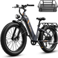 Jasion Thunder/PRO/ST Electric Bike,2000W/1800W Peak Ebikes for Adults,26''Fat Tire Best Ebike for Men,90/80 Miles with 1040Wh/864Wh Battery,35/30+MPH Max Speed Bicycles,500/400LB Capacity