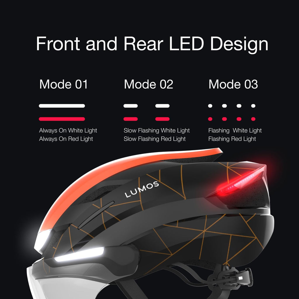 Lumos Ultra E-Bike Smart Helmet | NTA 8776 Certified | Front & Rear LED Lights | Retractable Face Shield | App Controlled | EBike, Scooter, Cycling, Bicycle | Adults, Men Women