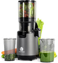 Ventray Cold Press Juicer, Juicer Machine with 5.12'' Extra Large Feed Chute, Slow Masticating Juicer for Whole Vegetables & Fruits, High Juice Yield, Easy to Clean with Brush