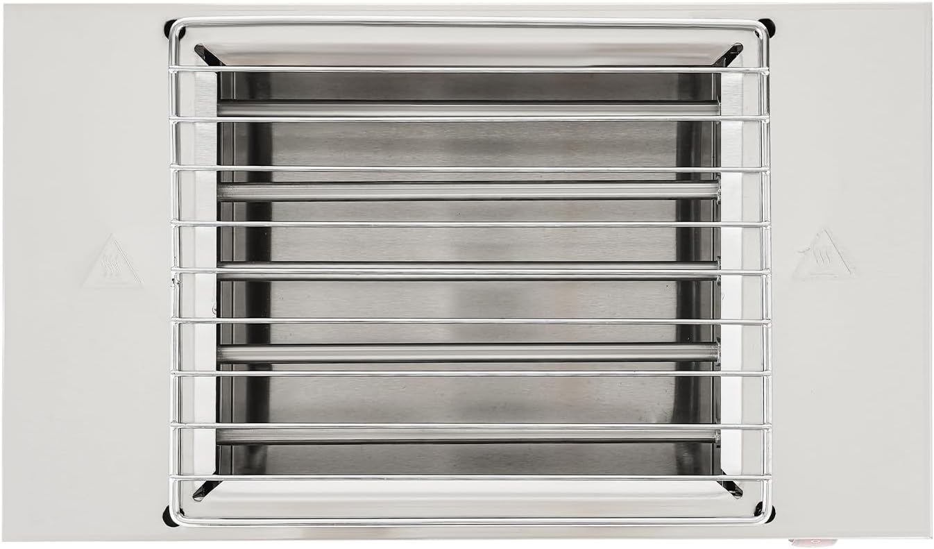 Commercial Indoor Grills Electric Smokeless Barbecue Grill, 1500W 110V Portable Tabletop Yakitori Grill Commercial BBQ Griddle, with Removable Grill Net for Restaurant, Party, Buffet