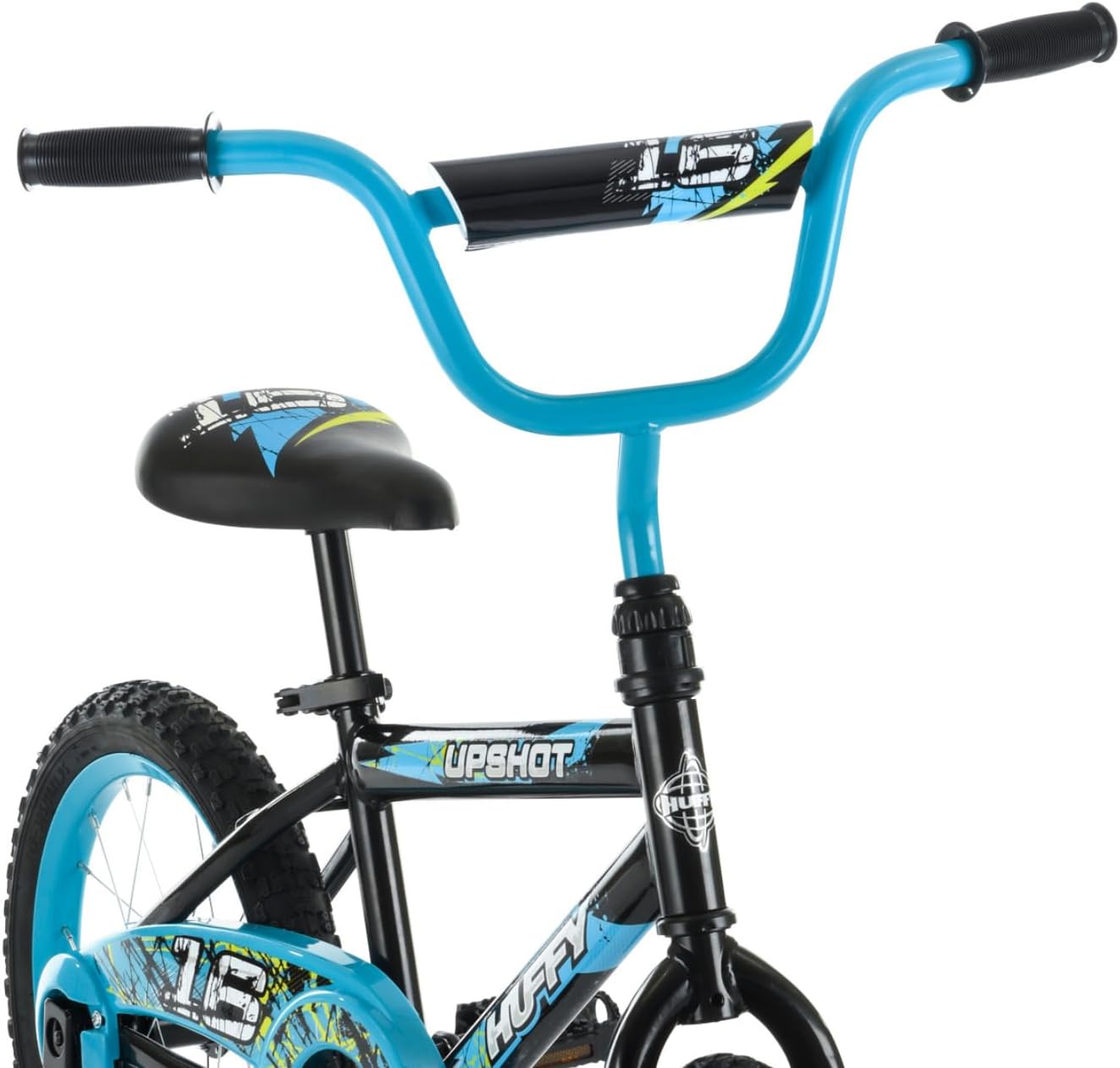 Huffy Upshot 12/16/20 Inch Boy's Bike for Kids, Multiple Color Options Available, Removable Training Wheels, BMX Design, Designed for Growth, Durable Construction, EZ Build Assembly