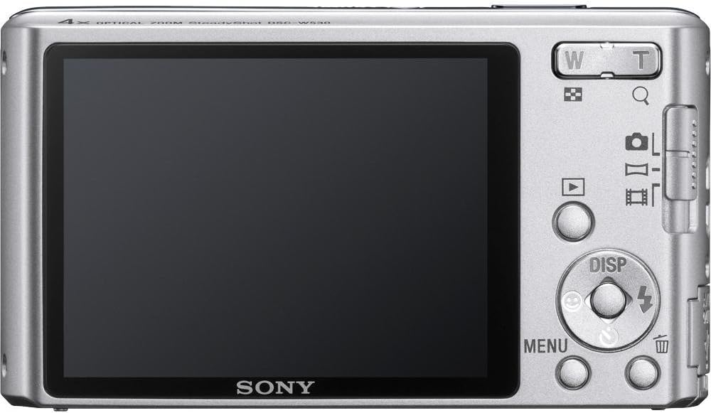 Sony Cyber-Shot DSC-W530 14.1 MP Digital Still Camera with Carl Zeiss Vario-Tessar 4x Wide-Angle Optical Zoom Lens and 2.7-inch LCD (Silver) (OLD MODEL)