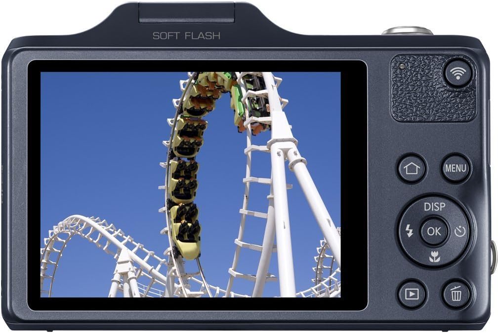 Samsung WB50F 16.2MP Smart WiFi & NFC Digital Camera with 12x Optical Zoom and 3.0' LCD (Black)