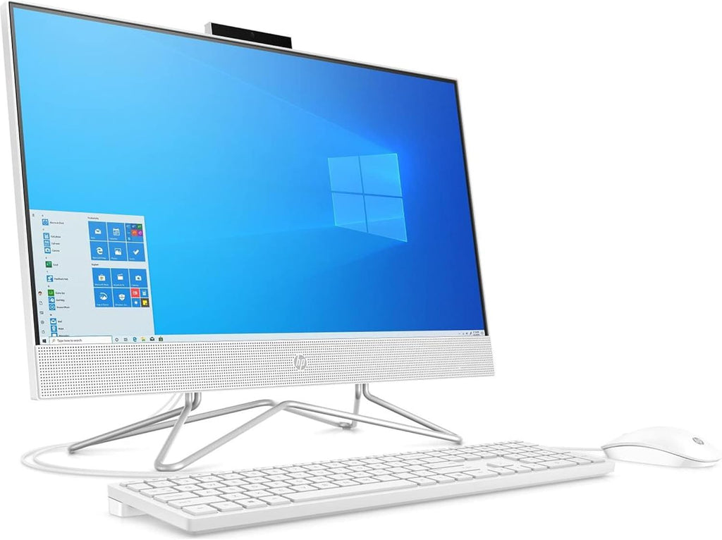 HP All-in-One Desktop PC, 11th Gen Intel Core i3-1115G4 Processor, 8 GB RAM, 512 GB SSD Storage, Full HD 23.8' Display, Windows 10 Home, Remote Work Ready, Mouse and Keyboard (24-dp1250, 2021)