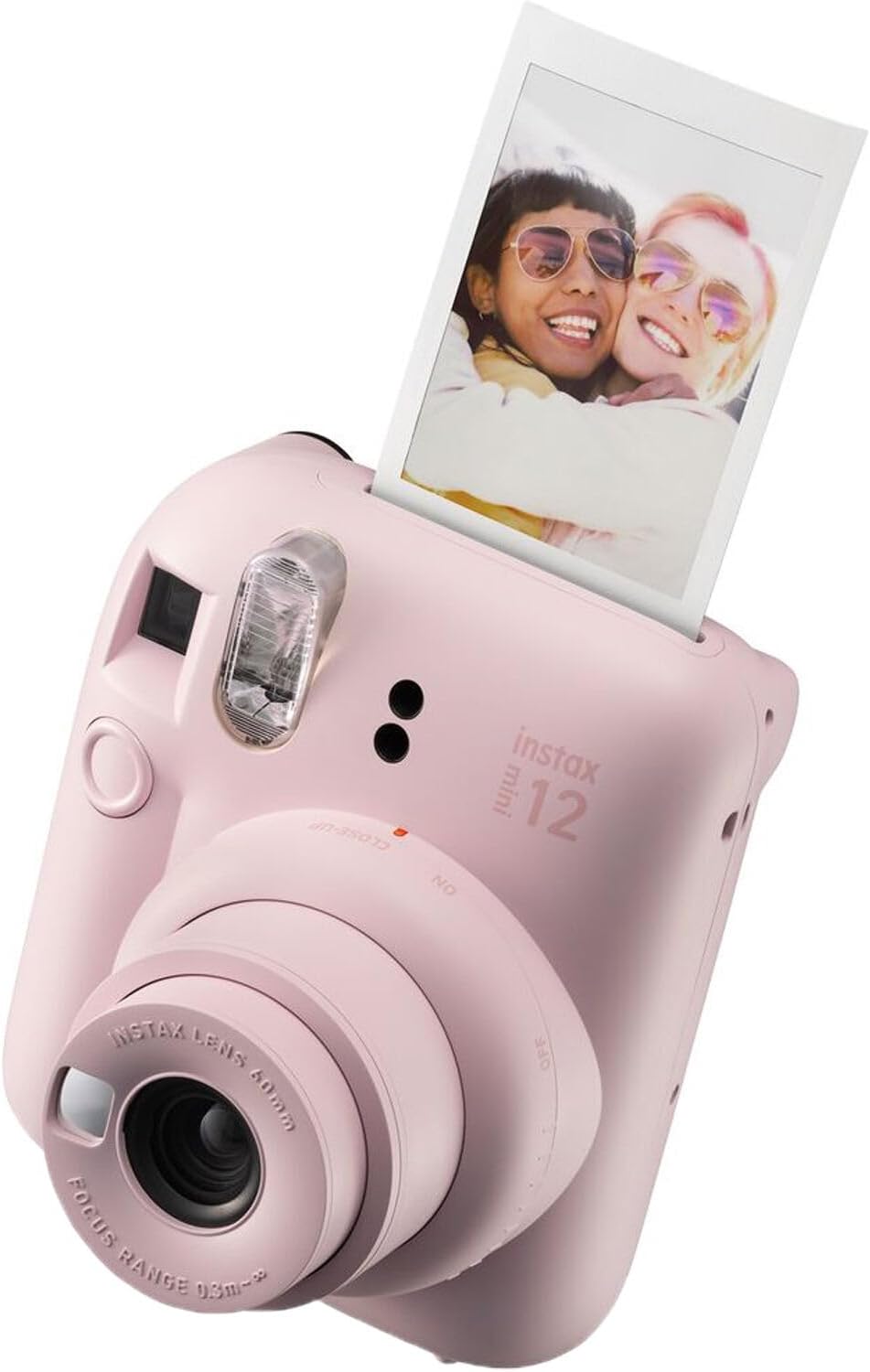 Fujifilm Instax Mini 12 Instant Camera Blossom Pink + Minimate Custom Case + Fuji Instax Film 20 Sheets Twin Pack