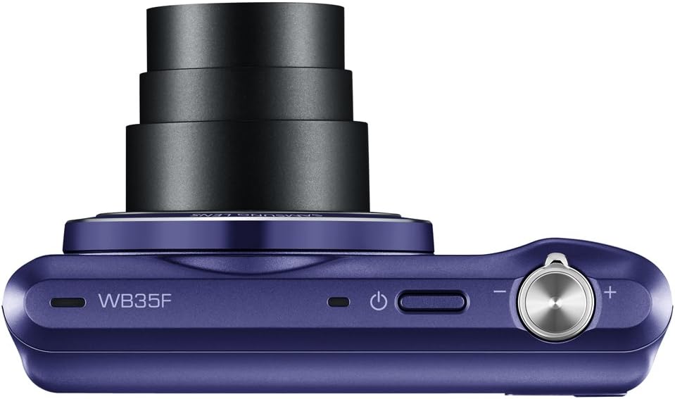 Samsung WB35F 16.2MP Smart WiFi & NFC Digital Camera with 12x Optical Zoom and 2.7' LCD (Plum)