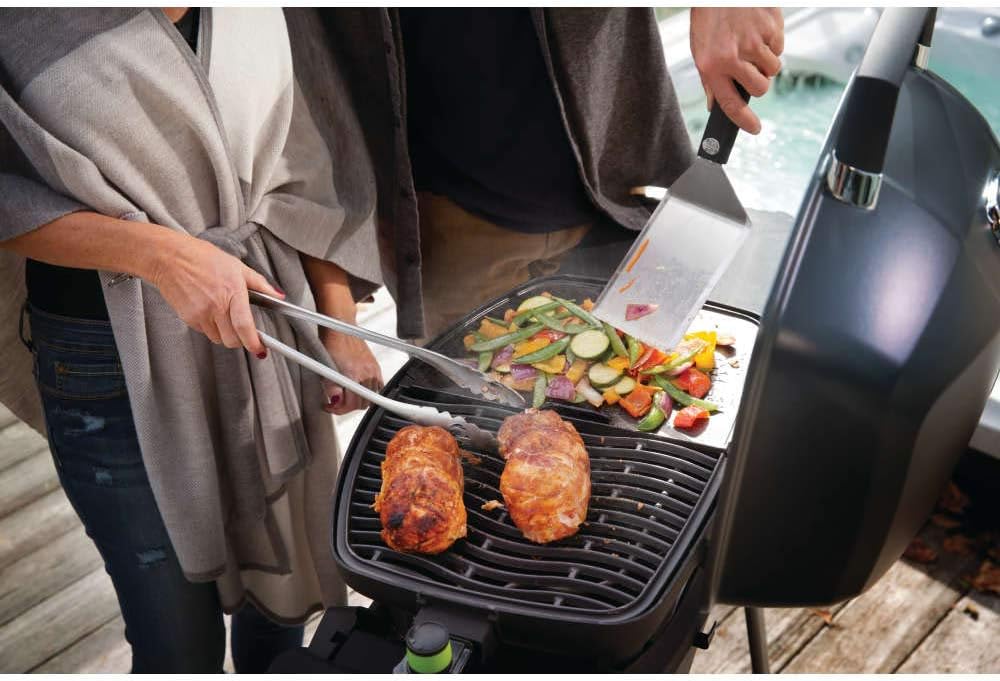 Napoleon TravelQ PRO285E Portable Electric Grill, Black, Tailgating, Camping, and Small Outdoor Spaces