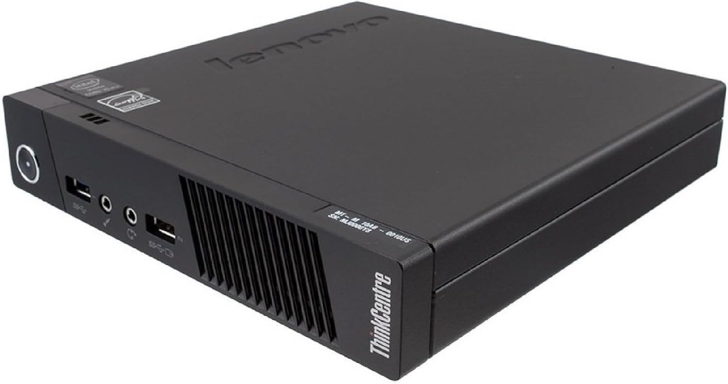 Lenovo ThinkCentre M93P Tiny Form Factor Business Desktop Computer, Intel Dual-Core i5-4570T Processor up to 3.60 GHz, 8GB RAM, 128GB SSD, WiFi, USB 3.0, VGA, Windows 10 Pro (Renewed)