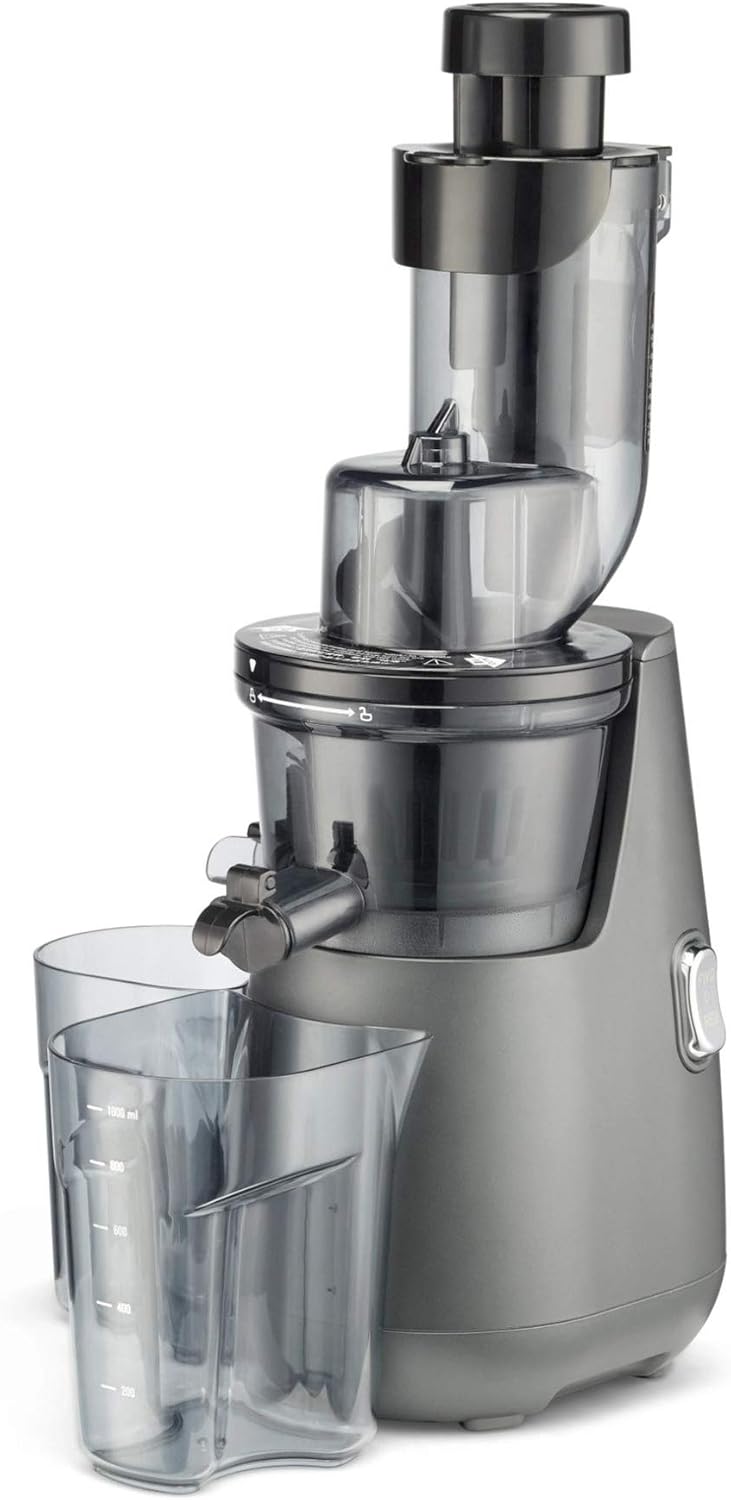 Cuisinart CSJ-300 Easy Clean Slow Juicer, Black and Grey