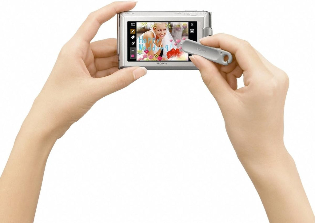 Sony Cyber-shot DSC-T90 12.1 MP Digital Camera with 4x Optical Zoom and Super Steady Shot Image Stabilization (Silver)