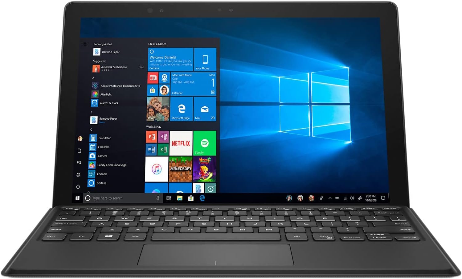 Dell Latitude 5290 2-in-1 12.3'' FHD, Core i5-8350U 1.7GHz, 8GB RAM, 256GB Solid State Drive, Windows 11 Pro 64Bit, CAM, Touch, Black (Renewed)