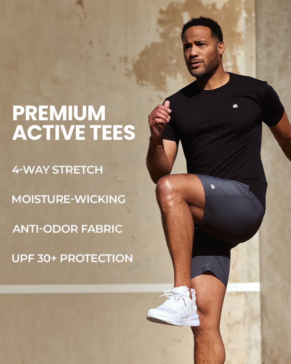 INTO THE AM Workout Shirts for Men - Dry Fit Short Sleeve Athletic Gym Tees Running Fitted Tshirts S - 4XL