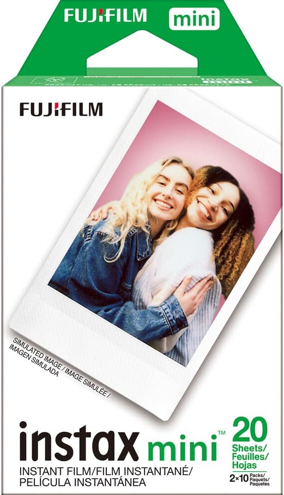 Fujifilm Instax Mini Instant Film (10 Twin Packs, 200 Total Pictures) for Instax Cameras