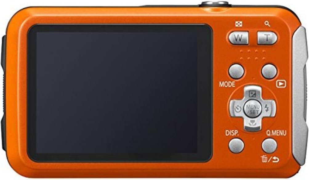 Panasonic DMC-TS25D Waterproof Digital Camera with 2.7-Inch LCD (Orange)