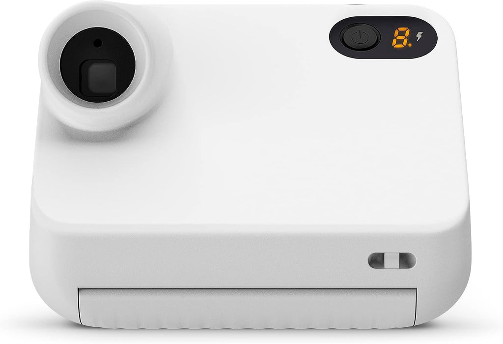 Polaroid Originals Go Instant Camera (White) Bundle with Film Double Packs and PhotoBox Kit (3 Items)