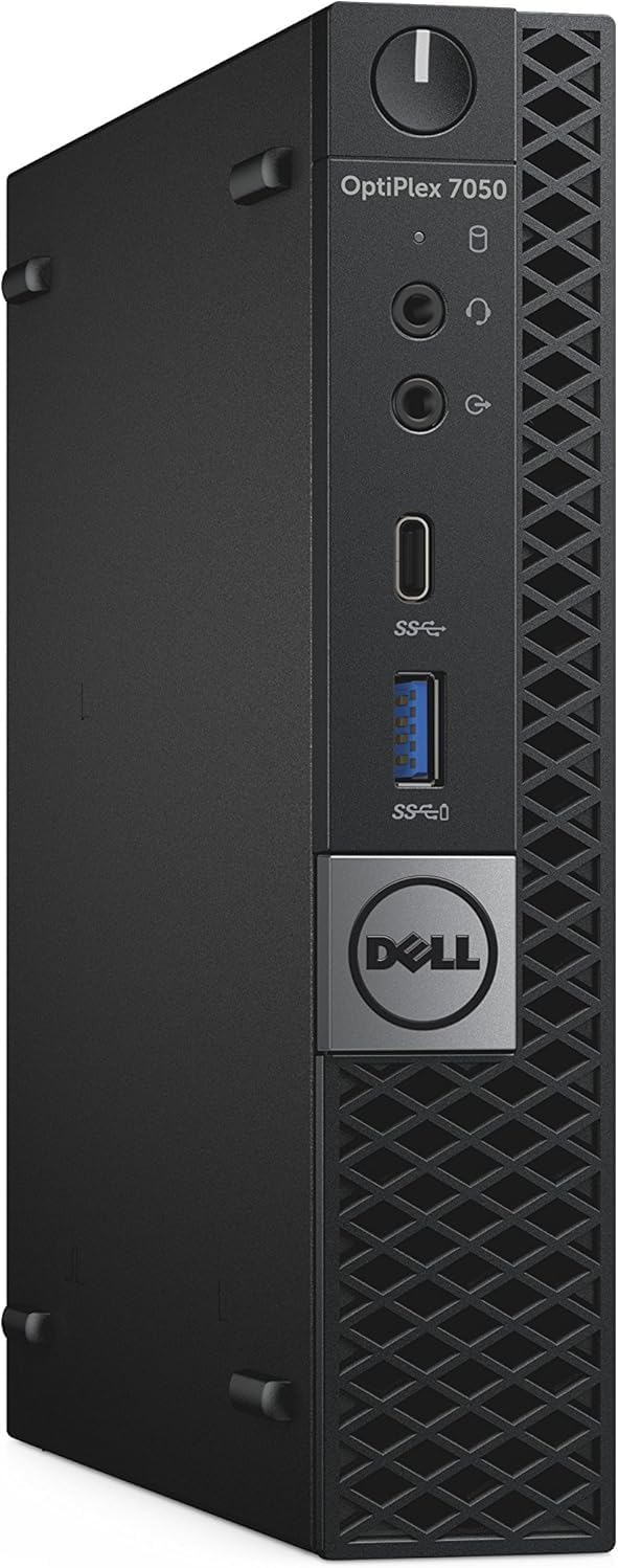 Dell OptiPlex 7050 mini Desktop Computer PC with 24' FHD Monitor, Intel Core i5-7500, 16GB RAM, 512GB SSD, Wi-Fi, Bluetooth, Keyboard & Mouse, Windows 11 Pro (Renewed)