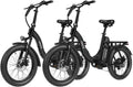 ESKUTE Electric Bike for Adults – 1200W Peak Motor, Folding 20x3 Fat Tire E‑Bike, 48V 10.4Ah Battery, Step‑Through Cargo Fold Ebike, NFC Unlock, 28 MPH, 7‑Speed, Up to 55 Miles