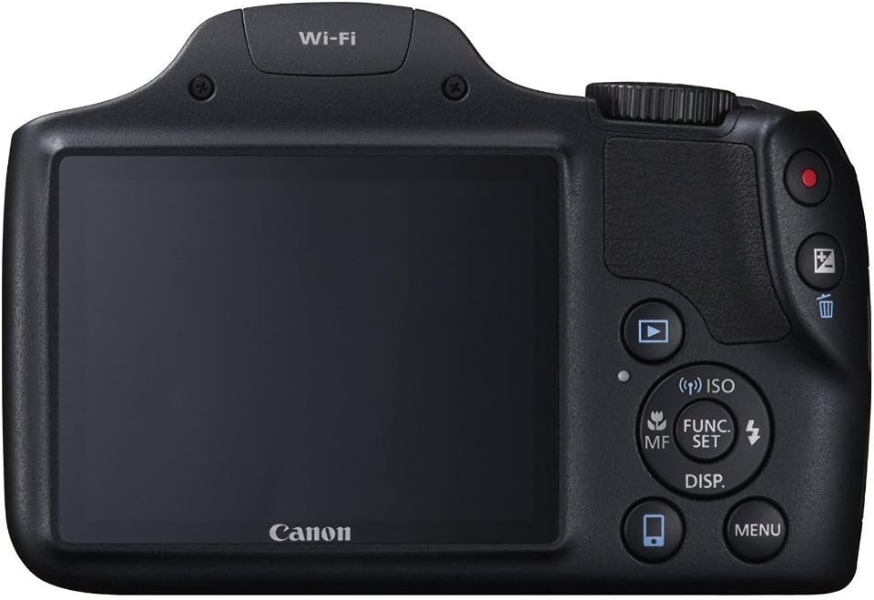 Canon PowerShot SX530 HS 16.0 MP CMOS Digital Camera with 50x Optical is Zoom (24-1200mm), Built-in WiFi, 3-Inch LCD and 1080P Full HD Video (Black) (Renewed)