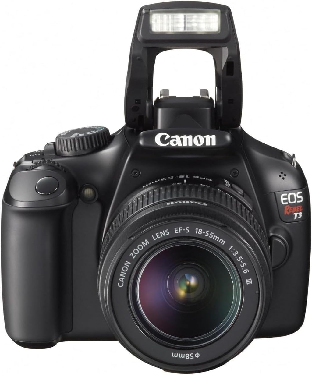 Canon EOS Rebel T3 Digital SLR Camera 12.2 MP with EF-S 18-55mm f/3.5-5.6 III Lens (Renewed)