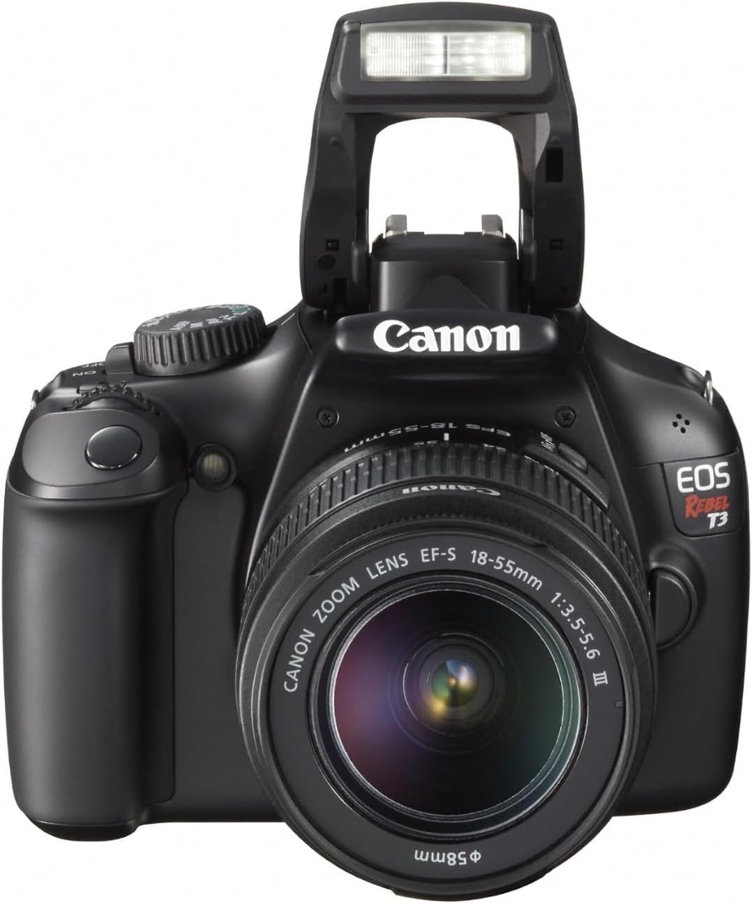 Canon EOS Rebel T3 Digital SLR Camera 12.2 MP with EF-S 18-55mm f/3.5-5.6 III Lens (Renewed)