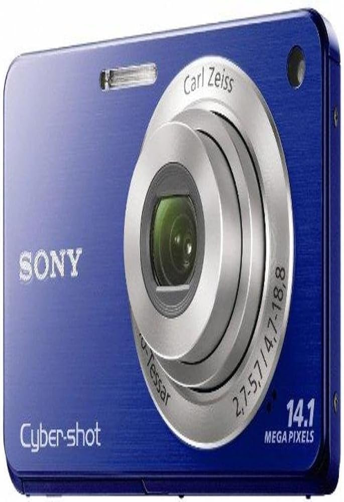 Sony Cyber-Shot DSC-W560 14.1 MP Digital Still Camera with Carl Zeiss Vario-Tessar 4x Wide-Angle Optical Zoom Lens and 3.0-inch LCD (Blue)