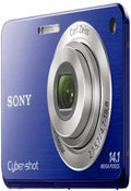 Sony Cyber-Shot DSC-W560 14.1 MP Digital Still Camera with Carl Zeiss Vario-Tessar 4x Wide-Angle Optical Zoom Lens and 3.0-inch LCD (Blue)