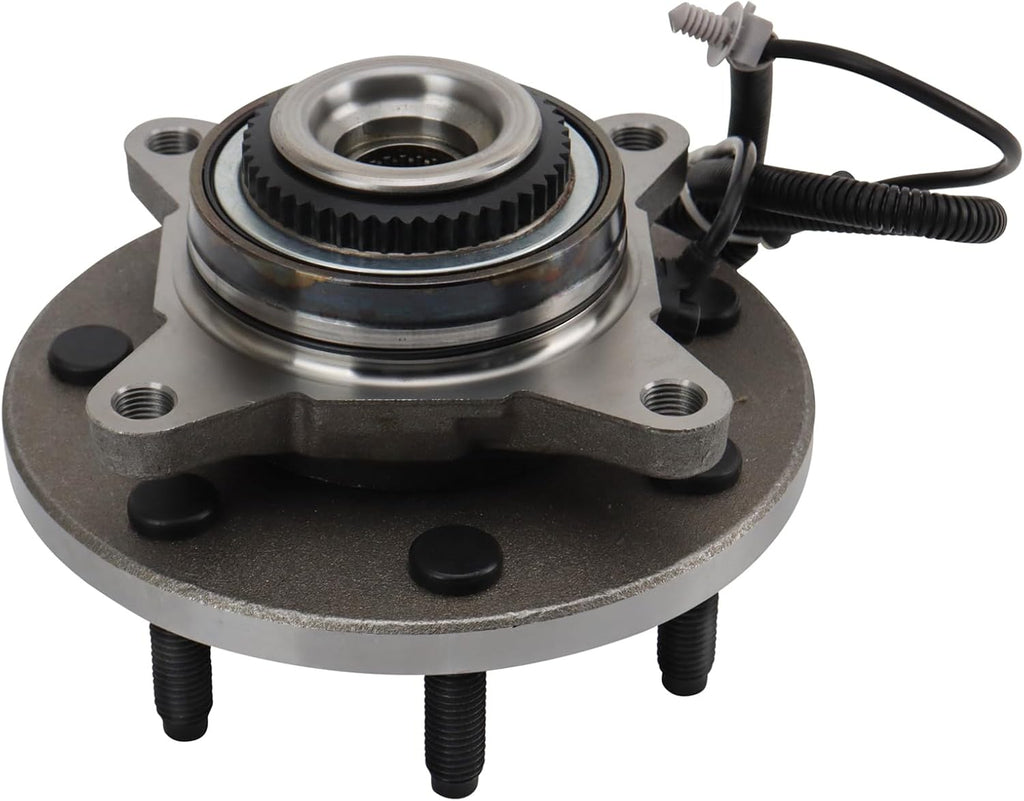 TRQ 2 Piece Wheel Bearing & Hub Assembly Set Compatible with 2009-2010 Ford F-150