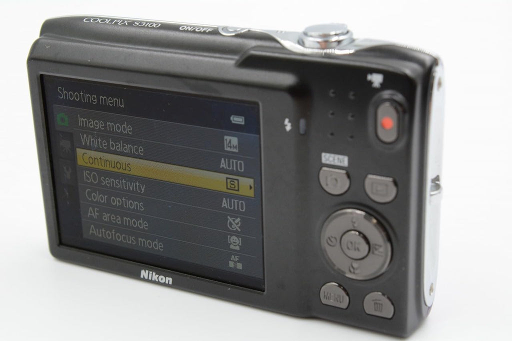 Nikon COOLPIX S3100 14 MP Digital Camera with 5x NIKKOR Wide-Angle Optical Zoom Lens and 2.7-Inch LCD (Purple) (OLD MODEL)