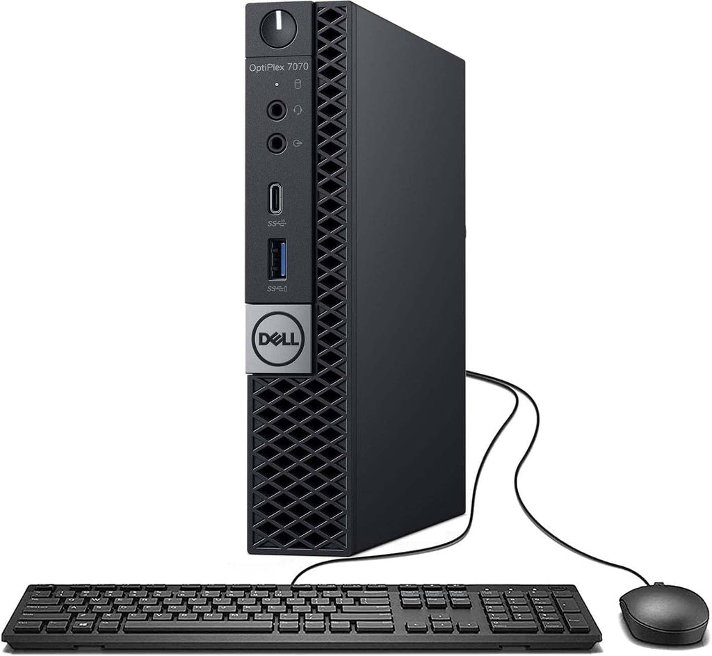Dell OptiPlex 7070 Micro Form Factor (MFF) Desktop, Intel Core i5-9500T, 8GB RAM, 256GB SSD, Intel UHD Graphics 630, Windows 10 Pro (Renewed)