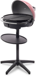 GreenPan 2-in-1 Portable Indoor & Outdoor Standing Electric Grill & Griddle, Cinnamon