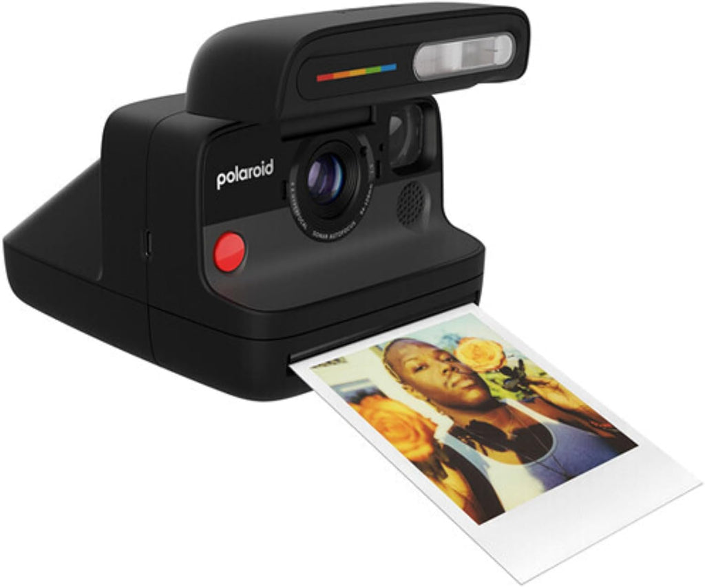 Polaroid Flip Instant Camera with Sonar Autofocus and Retro Design (Black)