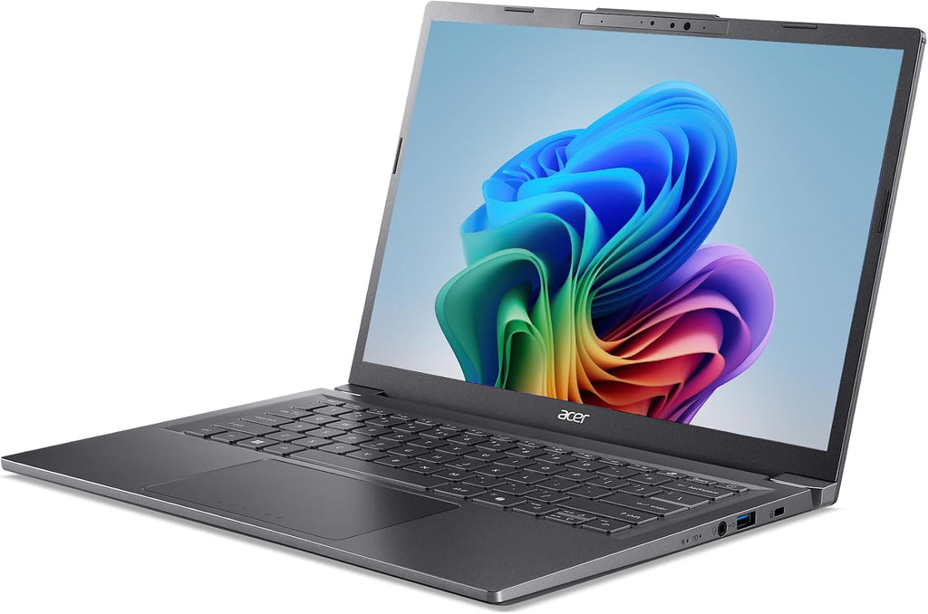 Acer Aspire 14 AI Copilot+ PC | 14' WUXGA Display | Intel Core Ultra 7 Processor 256V | NPU: Up to 47 Tops - GPU: Up to 64 Tops | Intel ARC 140V | 16GB LPDDR5X | 1TB SSD | Wi-Fi 6E | A14-52M-72S0